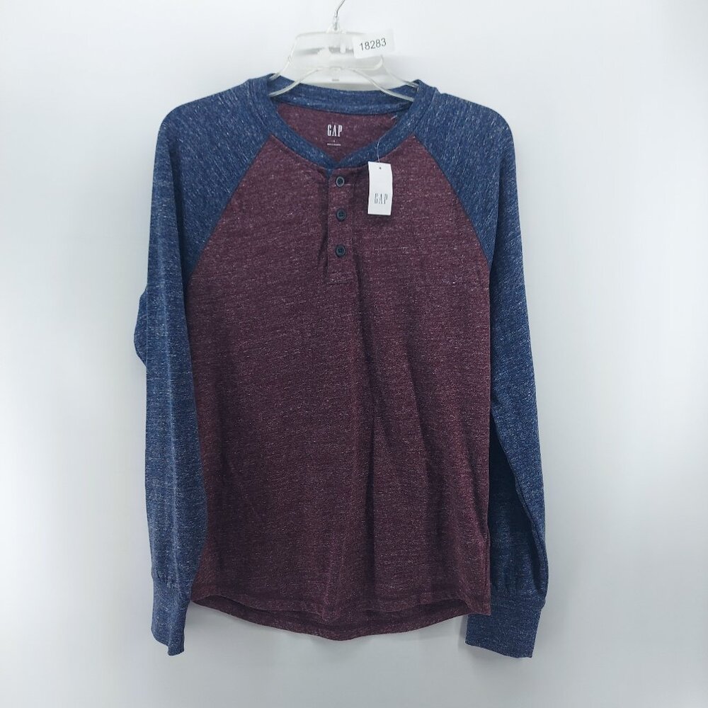 gap t shirt men size small henley